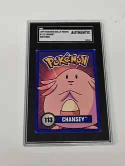 Pokemon Chansey Promo Card 1998 Nintendo No. 113 Graded Authentic - Image 1