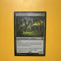 Magic: The Gathering Old Gnawbone Adventures Forgotten Realms Mythic Dragon Card - Image 1