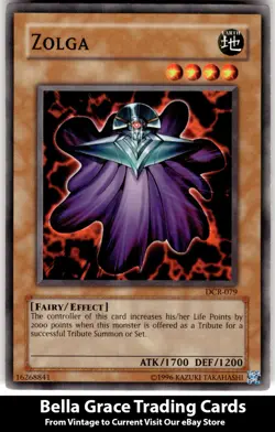 Zolga #DCR-079 Dark Crisis Yugioh Common - Image 1