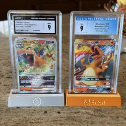 Pokemon PSA & CGC Silver & Gold Slab Holders *2 PACK for Collectible Cards - Image 4