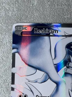 Reshiram 113/114 Black & White Full Art Ultra Rare Pokemon Card 2011 - Image 2