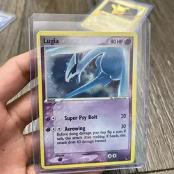 Pokemon TCG Lugia Promo Card 2/17 5 Rare Holo: MP/HP. SWIRL - Image 1