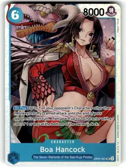 One Piece 500 Years in the Future Card Boa Hancock Foil OP07-051 Super Rare - Image 1