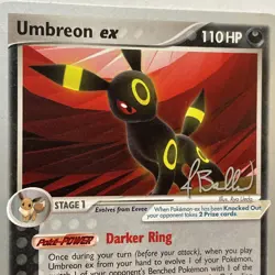 Umbreon ex Pokemon TCG World Championships 2006 Jimmy Ballard Card 112/115 - Image 3