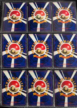 1998 Japanese CoroCoro glossy Pokemon card lot Of 9 Cards - Image 2