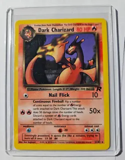Pokemon Card - TCG Team Rocket Dark Charizard Regular Card #21/82 - Image 1