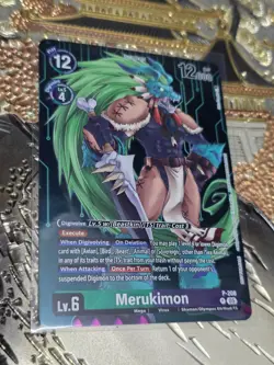 Digimon Card Game Merukimon Hacker's Slumber P-208 P - Image 1