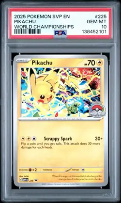 #225 Pikachu PSA 10 SV: Scarlet & Violet Promo Cards Promo - Image 1