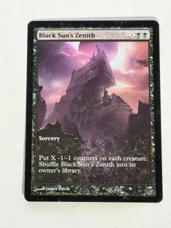 MTG FOIL Black Sun's Zenith Game Day Promo Magic the Gathering - Image 1