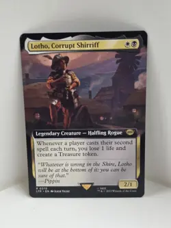 MTG Lotho, Corrupt Shirriff - Extended Art, NM-Mint, English Universes Beyond: L - Image 1