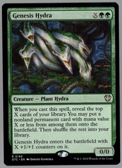 Genesis Hydra 0193 Non Foil Rare Outlaws of Thunder Junction MTG NM - Image 1