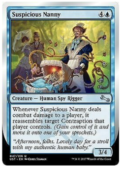 MTG - 2x Suspicious Nanny - 47/216 - Unstable - Foil - NM/M - New - Image 1