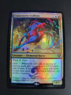 Colorstorm Stallion (Foil) Rare MTG Secrets of Strixhaven - Image 1