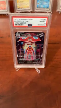 2023 Pokemon Deoxys VMAX #GG45 Crown Zenith Galarian Gallery PSA 10 - Image 1