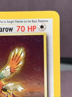 Pokemon TCG 1st Edition Lt. Surge's Fearow 7/132 Gym Heroes Holo Rare WOTC VTG - Image 3