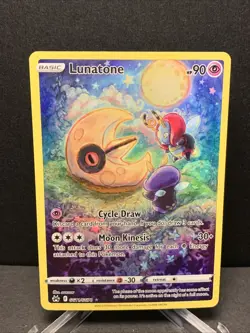 Lunatone GG11/GG70 Pokemon TCG Crown Zenith: Galarian Gallery Ultra Rare NM - Image 1