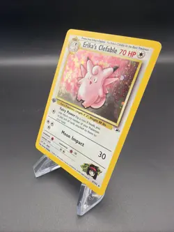 Erika's Clefable - 1st Edition Holo - 3/132 Gym Heroes - Pokemon TCG - 2000 - Image 3
