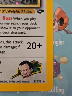 Pokemon TCG Giovanni's Persian 8/132 Gym Challenge 1st Edition Holo Card - Image 5