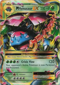M Venusaur EX 2/108 Holo EX Rare Evolutions Pokemon Near Mint - Image 1