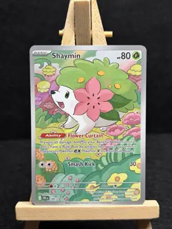 Pokemon Shaymin 185/182 Illustration Rare IR - Destined Rivals - NM - Image 1