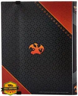 Ultra Pro Pokemon Charizard 9-Pocket PRO Binder Red Trading Cards - Image 3