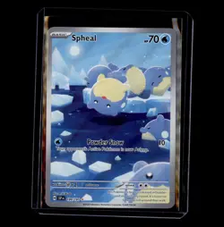 Spheal 199/191 Illustration Rare Surging Sparks Pokemon Near Mint - Image 1