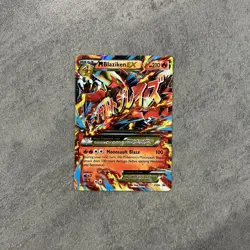 Pokemon M Blaziken EX Mega Evolution Promo Holo XY86 TCG Rare Vintage - Image 1