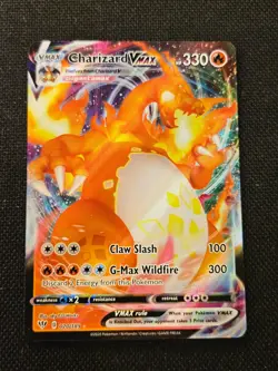 Pokemon TCG Charizard VMAX Darkness Ablaze 020/189 Holo Ultra Rare NM/M - Image 2