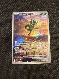 Pokemon TCG Teal Mask Ogerpon SVP Black Star Promos SVP123 Holo - Image 1