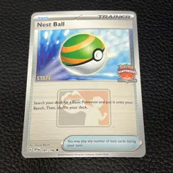 Pokemon TCG Nest Ball 2024 NAIC STAFF Promo 181/198 NM x1 🔥 - Image 1