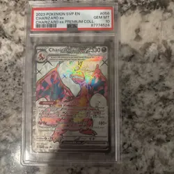 2023 Pokemon SVP EN Premium Collection #056 Charizard ex Gem Mint PSA 10 - Image 1