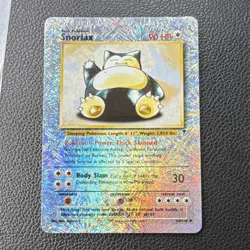 Snorlax Legendary Collection Reverse Holo Uncommon 90 HP 64/110 Pokemon TCG - Image 1