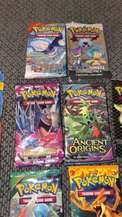 Vintage Pokemon TCG Pack Lot Of 9 XyFlashfire Charizard Platinum Arceus + Sealed - Image 5