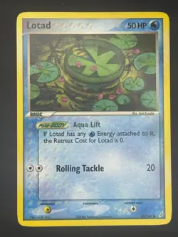 Pokemon TCG Lotad Regular Common - EX Crystal Guardians 55/100 - LP - Image 1