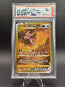 Pokemon Origin Forme Palkia Vstar GG67/GG70 Crown Zenith PSA 9 MINT - Image 1
