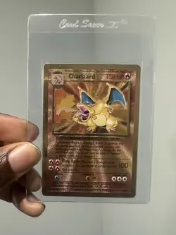 Pokemon Charizard 004/102 Metal Promo Holo - Image 1