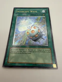 Yugioh! Intercept Wave TSHD-EN050 Ultimate Rare 1st Edition NM/M - Image 1