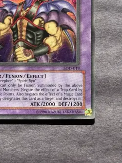 YUGIOH RYU SENSHI LOD-019 1ST EDITION HOLO - Image 4