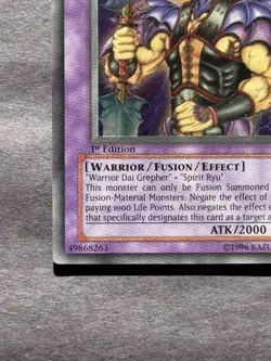 YUGIOH RYU SENSHI LOD-019 1ST EDITION HOLO - Image 5