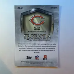2025 Topps Chrome Football #LOG37 Devin Hester Legends of The Gridiron Refractor - Image 2