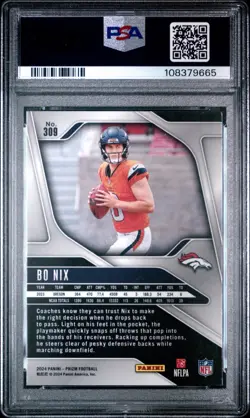 2024 Prizm Box Nix Rookie PSA 10 - Image 2