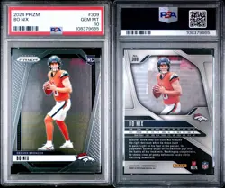 2024 Prizm Box Nix Rookie PSA 10 - Image 3