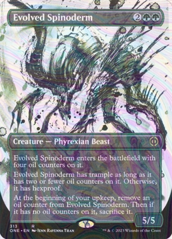 Foil Evolved Spinoderm - Phyrexia: All Will Be One | MTG Card - Image 1