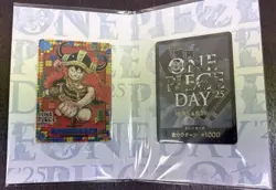 One Piece TCG Chopper DonCard & Elbaf Luffy Day 25 PromoCard Set.From Japan. - Image 5