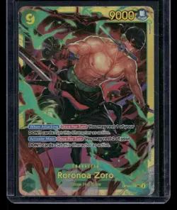 Roronoa Zoro OP06-118 SEC - One Piece TCG - English Card Near-Mint Secret Rare - Image 1