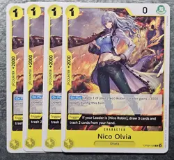 Nico Olivia | OP09-106 | Emperors in the New World | One Piece TCG | Playset x4 - Image 1