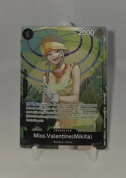 Miss.Valentine Mikita Dash Pack Promo OP14-087 One Piece TCG English FOIL - Image 1