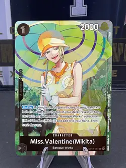 Miss.Valentine Mikita Dash Pack Promo OP14-087 One Piece TCG English - Image 1