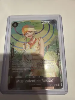 One Piece CCG Miss. Valentine (Mikita) OP14-087 DASH PACK PROMO - English - Image 1