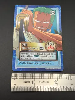 Roronoa Zoro One Piece Card S59 Carddass Hyper Battle Holo BANDAI S394-26 - Image 5